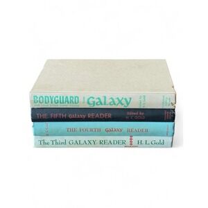 Galaxy Reader Vintage Books by H.L. Gold Science Fiction Retro Hardcovers